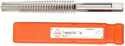 Aceteel Acme 3/4-8 Torneira Trapezoidal, ACME 3/4 -8 HSS Trapezoidal Trope da mão esquerda