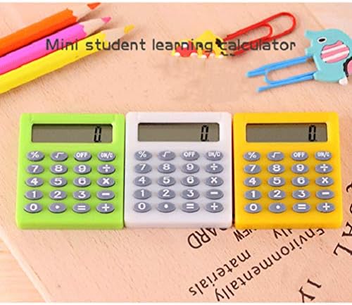 Calculadora de crianças nuobester 3pcs Mini calculadoras portátil Calculadora de exames eletrônicos para estudantes Testar a casa