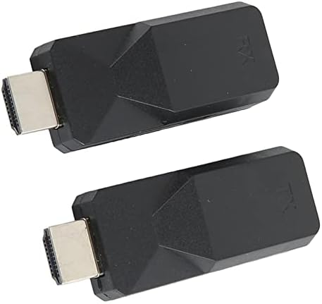 Receptor de transmissor HDMI sem fio Ashata, 2pcs Wireless HDMI Extender, RJ45 para HDMI Extender, Full HD 1080p Extender Converter