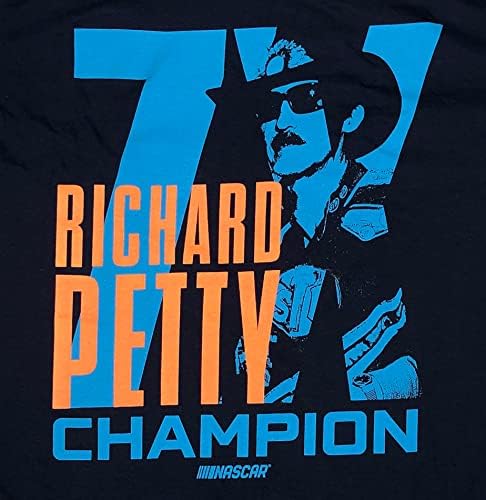Richard Petty the King Seven Time Champion Men's T-Shirt Marinha