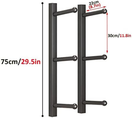 Yllffll Mount Mount Yoga Mat Rack Organizador, metal dourado 3 4 5 6 7 8 Plataforma de exibição de armazenamento de camada