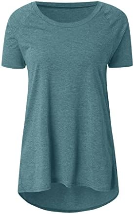 Lytrycamev womens tops vasos casuais verão saindo top solto vintage vintage curto/longa manga camisetas camisetas