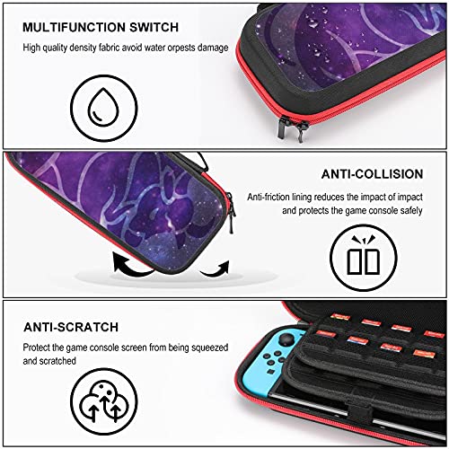 Taurus Astrology Carting Case para Nintendo Switch Protetive portátil Bolsa de viagem de bolsa dura portátil