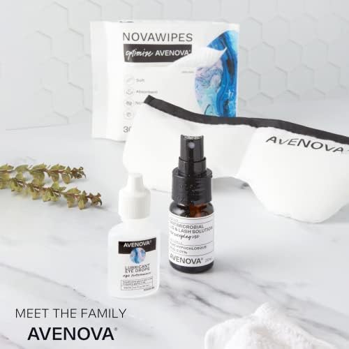 Avenção Avenção Cleanser Eyelid and tyelash Spray 3 pacote - Gentil todos os dias tampa de ácido hipocloroso e spray de limpeza de