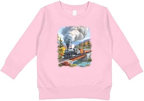 Amdesco Train Crossing Toddler Sweatshirt