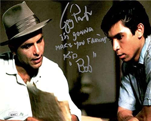 Joe Pantoliano autografado inscrito 8x10 Foto JSA Coa La Bamba Bob raro