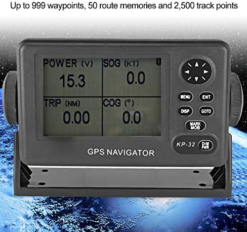 Navigador GPS, Qiilu Navegion GPS, Onwa KP-32 GPS/SBAS Marine Navigator de 4,5 polegadas Locator de navegação GPS LCD