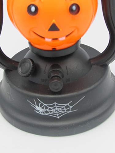 Toy Cubby Halloween Pumpkin Lantern Battery Operou Light -Up Party Decoration Lâmpada com tema de abóbora - Luz do crânio
