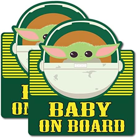 Compre uma coisa baby yoda a bordo adesivos - adesivos de decalque para carro - adesivo de bebê yoda para carro - bebê