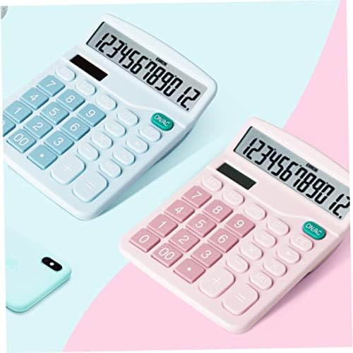 Calculadora de mesa padrão Função padrão Electronic Basic grande calculadora de botão LCD de 12 dígitos para calculadoras diárias