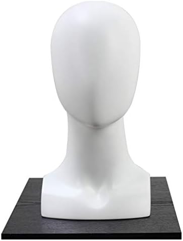 Visor de jóias Evser Stand Profissional Profissional Plástico Mannequin Cabeça Modelo de Hat Hat Wig Hels Display Human Head Modelo