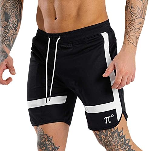 Shorts de suor de BmEgm para homens de verão masculino casual malha curta de retalhos