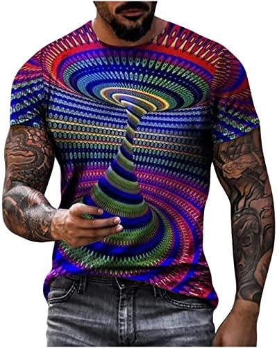 Camisas de impressão 3D masculinas Camisetas engraçadas para homens de novidade de camiseta gráfica