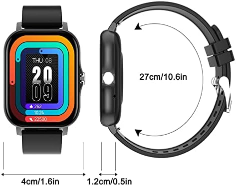 MoreSec Smart Watch for iPhone Android, smartwatch que pode ligar e enviar texto, IPS de 1,7 polegada IPS relógio esportivo