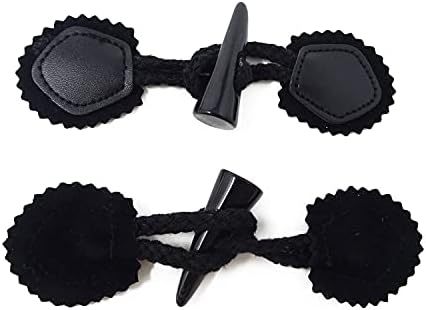Honbay 5 conjuntos de couro encaixe de costura de couro com resina Button Button costura acessórios para casaco Jakcet Knitwear Roupas