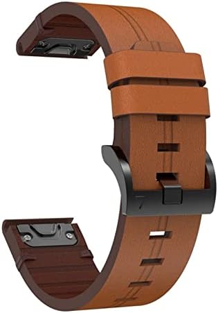 Eidkgd Leather Quickfit Watch Band Strap for Garmin Fenix ​​7x 6x 5x 3hr pulseira de pulseira para Garmin Fenix ​​7 6 5 935 945