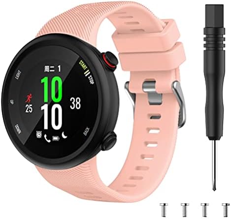 Reyda Band Silicone Band compatível com Garmin Forerunner 45/Swim 2, Soft Flexible Band Silicone Band Band Sport Sport