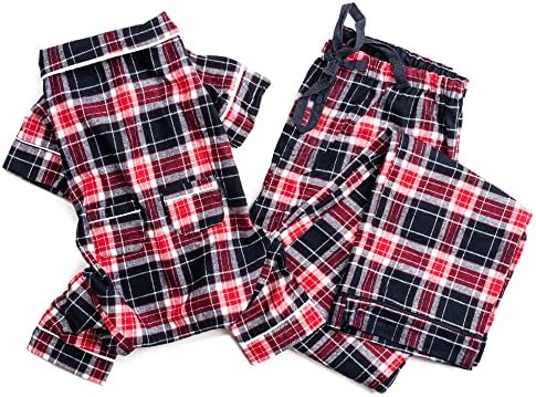 Fabdog Pijama de cão de flanela Fabdog-Designs coloridos-roupas de estimação para todas as estações para filhotes, cães grandes-tamanhos