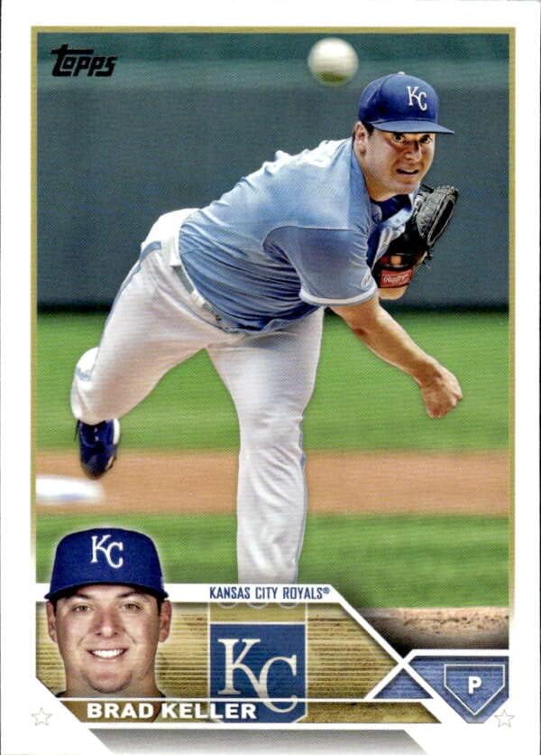 Brad Keller 2023 TOPPS 189 NM+ -MT+ MLB Baseball Royals