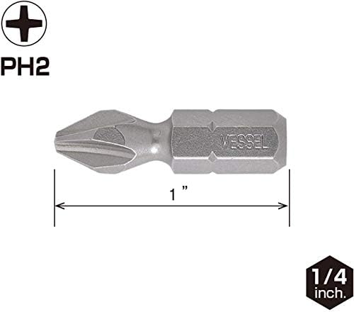 Navio - Inserção de torção do pescoço PH2X25.4 25PC