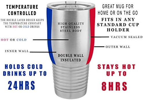 Irritos engraçados Os liberais usam fatos grandes aço inoxidável Tumbler caneca conservador ou republicano