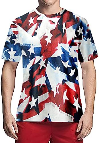 Miashui t camisetas homens masculino masculino bandeira americana America