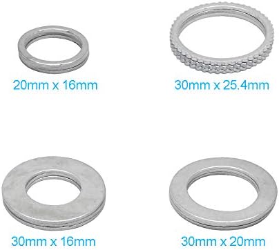 Anel de redução para serra Bushbes Bushblade Spacers Bushing Bushing 30mm x 20mm 10pcs