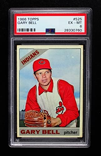 1966 Topps 525 Gary Bell Cleveland Indians PSA PSA 6,00 índios