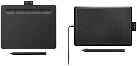 Wacom Intuos Small Bluetooth Graphics Desenho Tablet - Black & Wacom Small Graphics Desenho tablet 8,3 x 5,7 polegadas, portátil