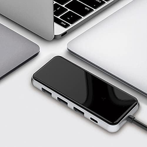 Extender inteligente portátil NIZYH ， Adaptador de cubo USB C Multifuncional 5 em 1 USB3.0x3 PD HDMI USB HUB