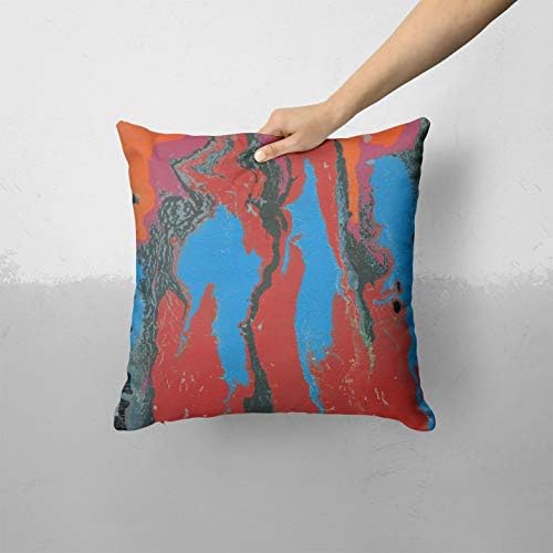 iirov abstrato tinta molhada retro v4 - decoração decorativa personalizada decoração de casa interna ou externa Capa de travesseiro