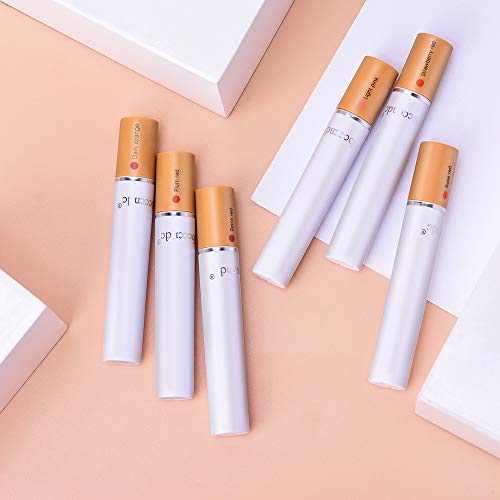 IBCCCCNDC 4 PCS Conjunto de pacote de bastões de lábios de cigarro, nus personalizados de cor dos lábios durante todo