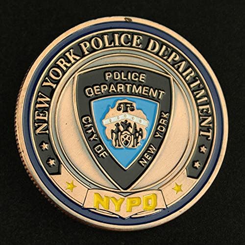 Departamento de Polícia de Nova York dos Estados Unidos, moeda comemorativa de moeda de bronze moeda de moeda de moedas Coin Coin