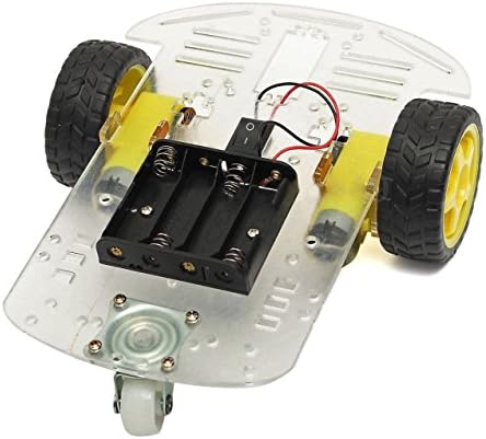 Kit de chassi de carro inteligente de robô inteligente programável DIY com DIY com codificador de velocidade do motor para crianças
