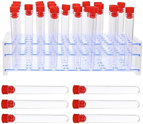 IPLUSMILE RECIMENTO TUBOS DE TESTE DE PLÁSTICO COMPRETO COM RECORTES DE RECURSOS RECK RECIMENTOS DE ARMAZENCIAMENTO DE LIQUIDA DE