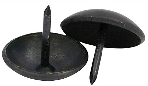 Fenggtonqii Round de cabeça grande de cabeça de 19 mm Diâmetro cor da cabeça preta patina de 15