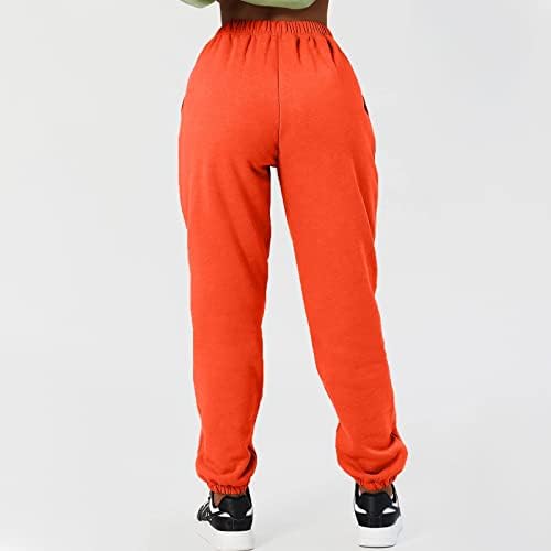 Calças de moletom gumipy para feminino solto em forma y2k trendy pista casual calça de calça cônica Joggers y2k algodão atlético