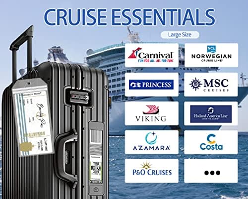 Tag de bagagem para navio de cruzeiro Essentials 4 paco