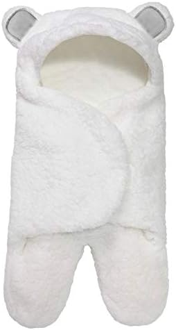 Jam Naturals-Cute Bear Orgânico Recém-nascido Swaddle Wrap-Baby Girl Plexh Gobeting Recebimento, Presente de Registro de