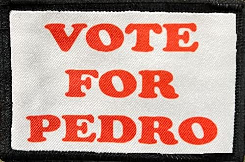 Vote no Pedro Morale Patch 2x3 - feito no gancho e loop dos EUA