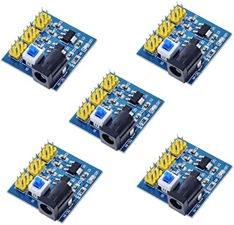 HILETGO 5PCS DC-DC 12V a 3,3V 5V Módulo de potência 3,3V 5V 12V Multi Output Voatge Conversão