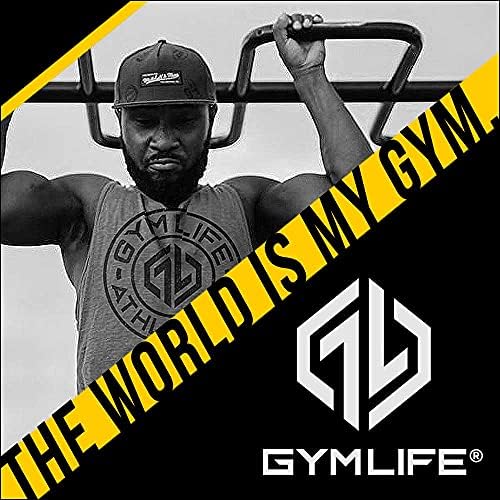 GYM LIFE MEN PODER UP UP ICON ATHLETIC Performance T-shirt de manga curta, azul marinho