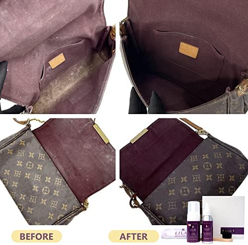 Conjunto de cuidados com couro premium lilac Swiss fabricou camurça profissional e produtos de cuidados têxteis para bolsas
