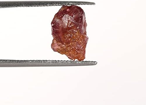GemHub 5,50 ct Red Garnet Natural Healing Crystalloose Gemstone para, polimento, cura