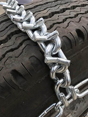 V-Bar Tirechain.com 7.50-16LT, 7,50 16LT Correntes de pneus em vas de bar mais pesadas