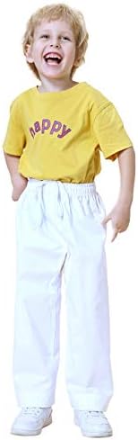 Toptie Kids Adult Karate calça calças de artes marciais Estudante Karate Gi Calças