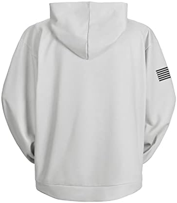 Hyfol Hoodies gráficos para homens bandeira dos EUA