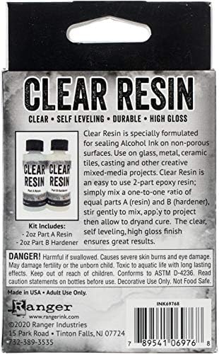 Ranger Industries Clear Hard, 2oz Resin e 2oz Harderner