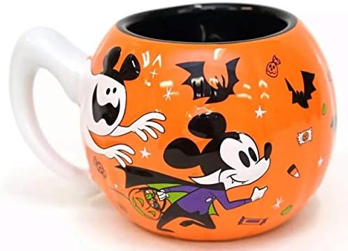 Parques temáticos Minnie Mickey não tão assustadores caneca de abóbora de festas de Halloween