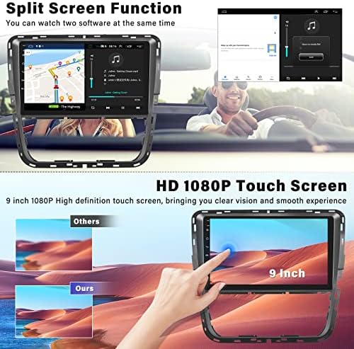 Sixwin 2+32g Android 11.0 estéreo de carro para Volkswagen passat 2012 2012 2013 2014 2015 9 polegadas Touch Screen CarPray CarPlay